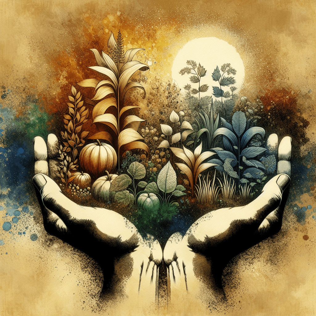 AI-generated illustration for "Theological Perspective: Climate Change & Stewardship - Commentary" — created by ChurchWiseAI using DALL-E