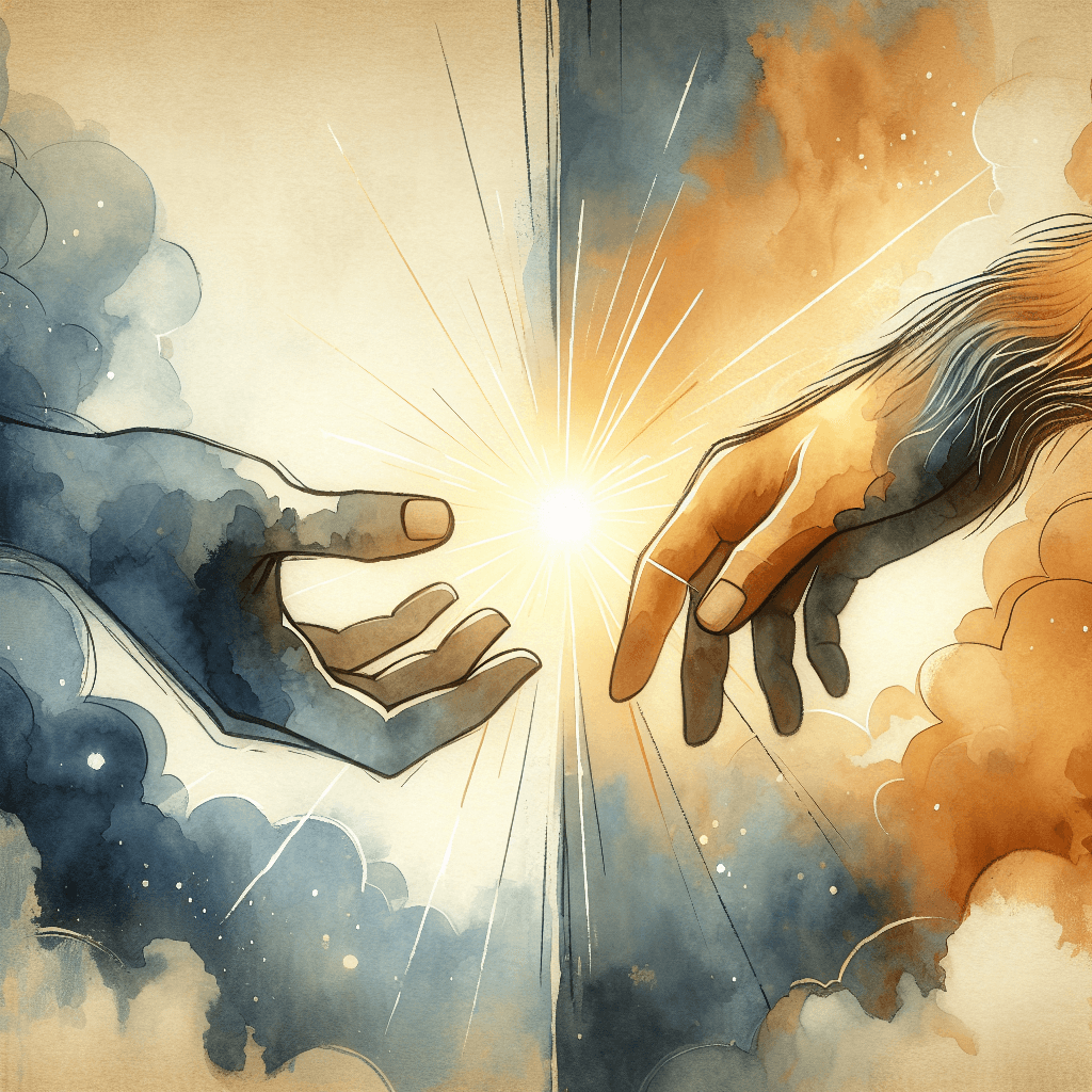 AI-generated illustration for "Morning Meditation: Advent - Story" — created by ChurchWiseAI using DALL-E