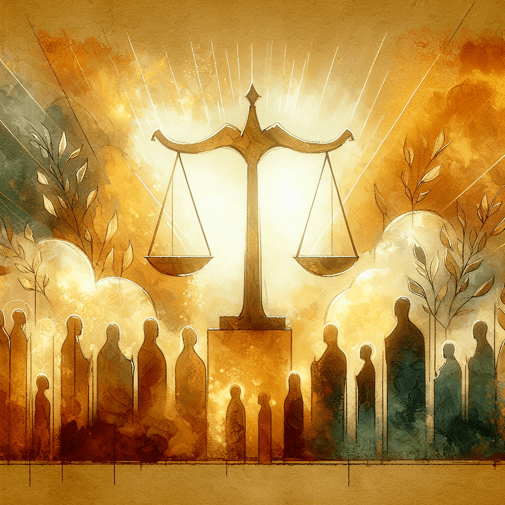 AI-generated illustration for "The The Peculiar Politics of Christ Question - Teaching Material" — created by ChurchWiseAI using DALL-E