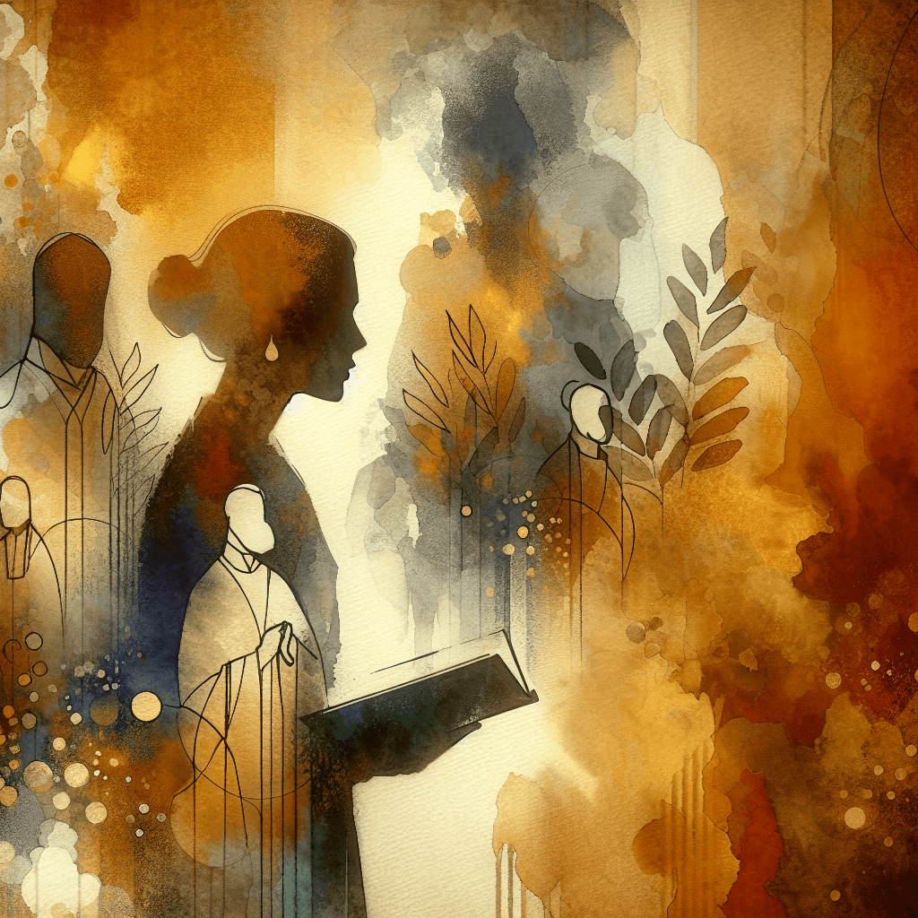 AI-generated illustration for "A Contemporary Women and Church Leadership Story - Contemporary Example" — created by ChurchWiseAI using DALL-E