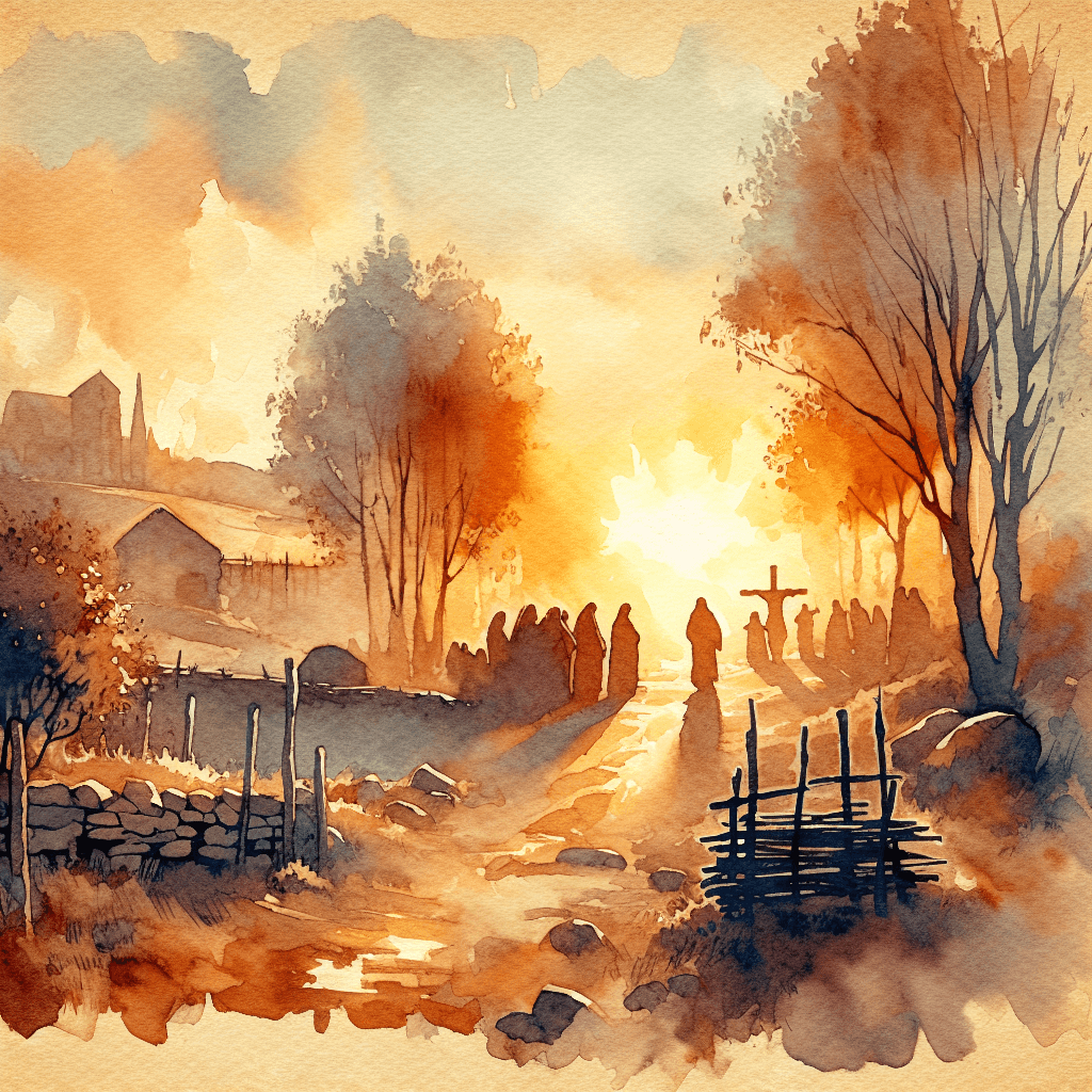 AI-generated illustration for "Dead and Alive: Romans 6:1-14" — created by ChurchWiseAI using DALL-E