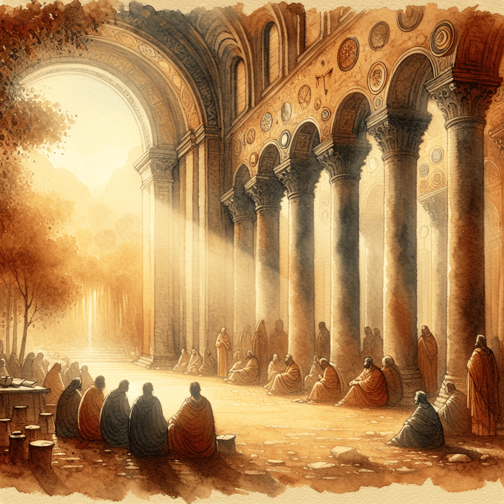 AI-generated illustration for "The Mind of Christ: Philippians 2:1-11" — created by ChurchWiseAI using DALL-E