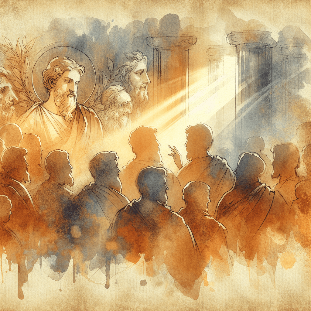 AI-generated illustration for "A Church Divided: 1 Corinthians 1:1-17" — created by ChurchWiseAI using DALL-E