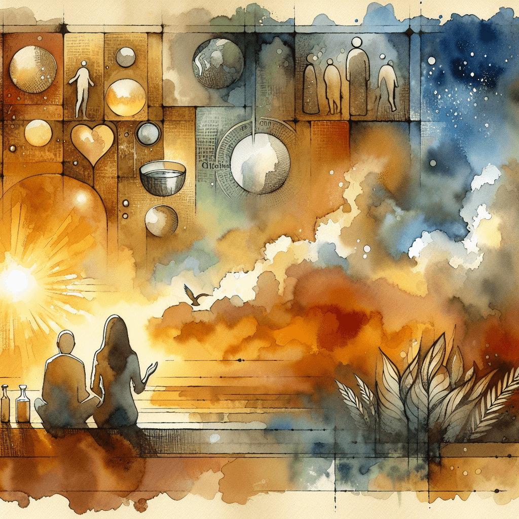 AI-generated illustration for "Reflecting on AI & Human Dignity - Teaching Material" — created by ChurchWiseAI using DALL-E