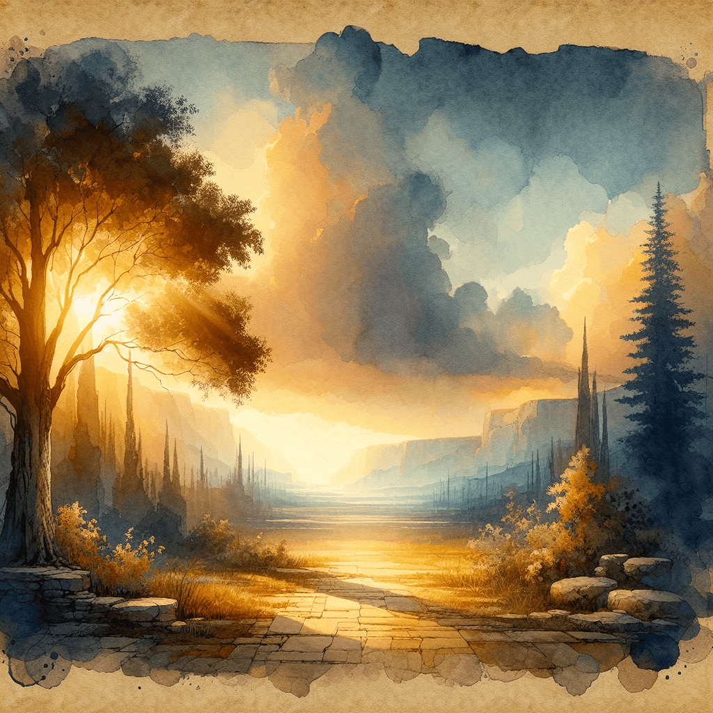 AI-generated illustration for "Pressing Toward the Goal: Philippians 3:1-14" — created by ChurchWiseAI using DALL-E