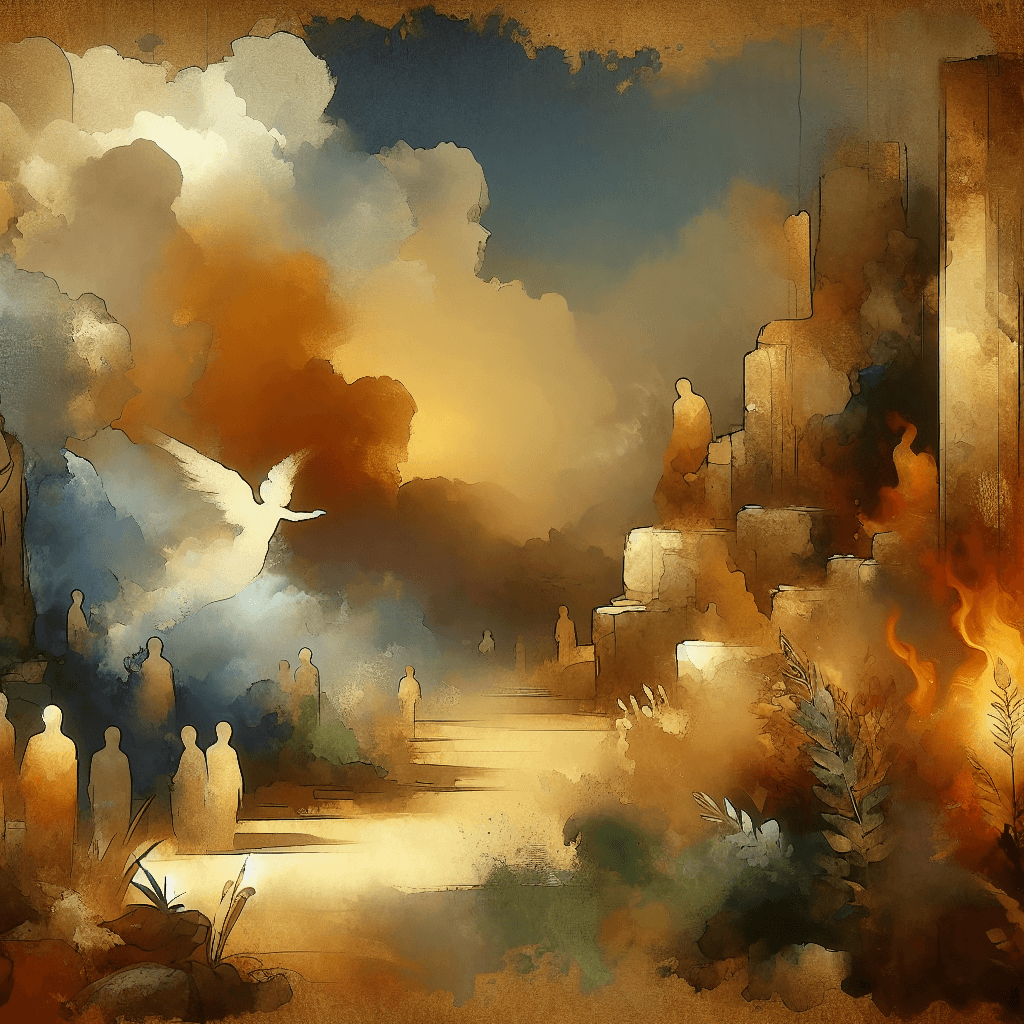 AI-generated illustration for "The War Within: Romans 7:14-25" — created by ChurchWiseAI using DALL-E