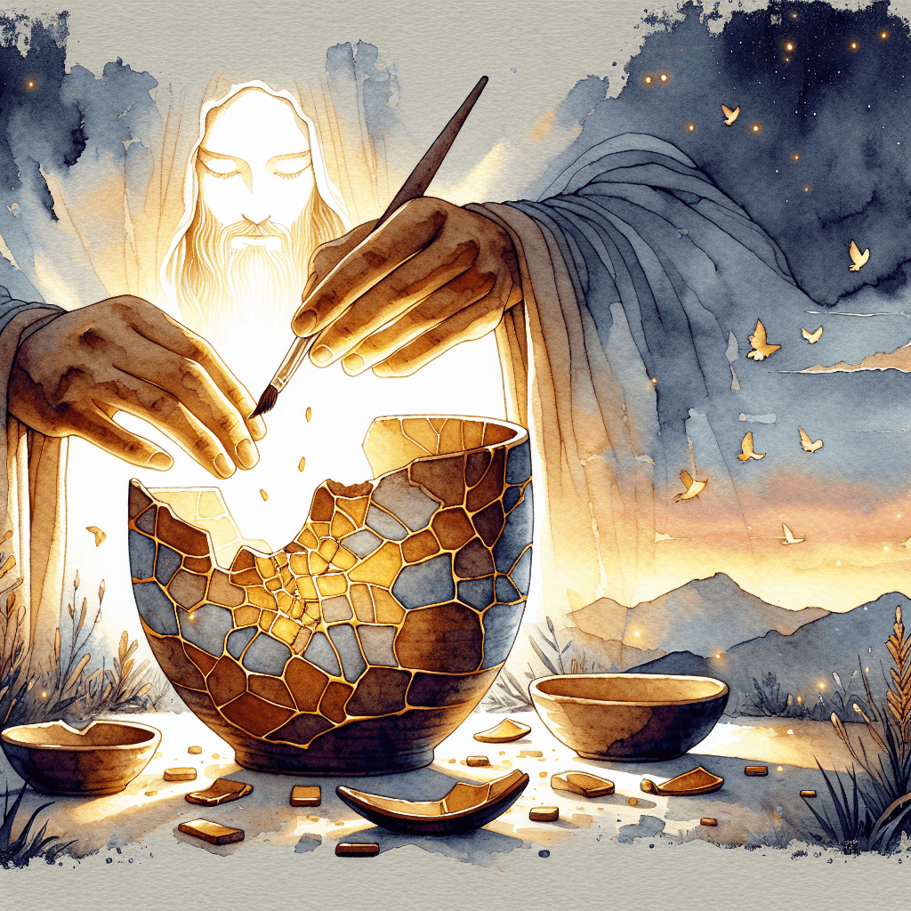 AI-generated illustration for "Evening Prayer: Redemption - Story" — created by ChurchWiseAI using DALL-E