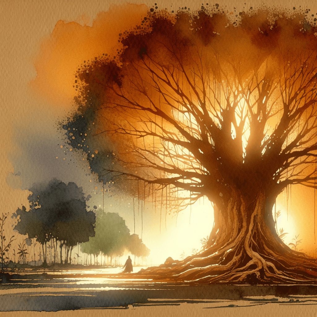 AI-generated illustration for "Quiet Time: Technology & Human Connection - Prayer" — created by ChurchWiseAI using DALL-E