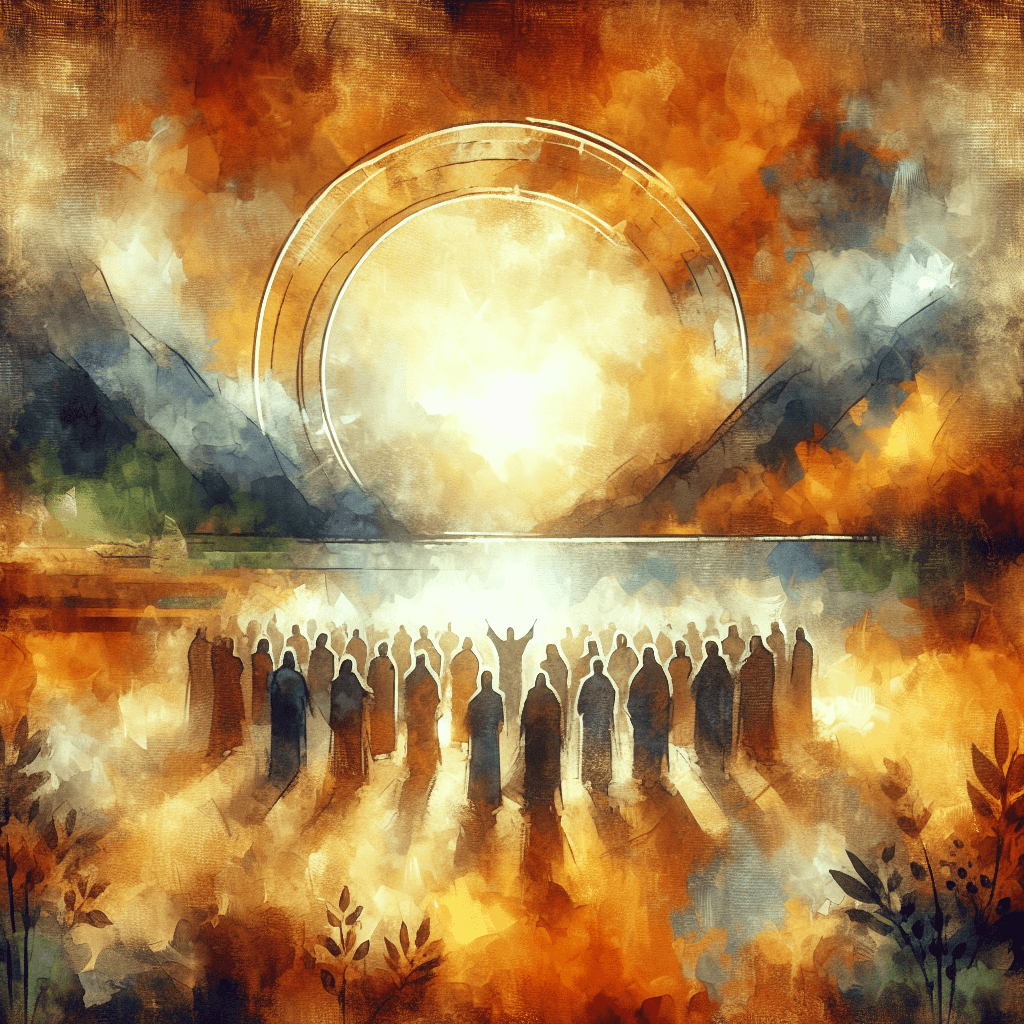 AI-generated illustration for "Understanding Gratitude Theologically - Teaching Material" — created by ChurchWiseAI using DALL-E