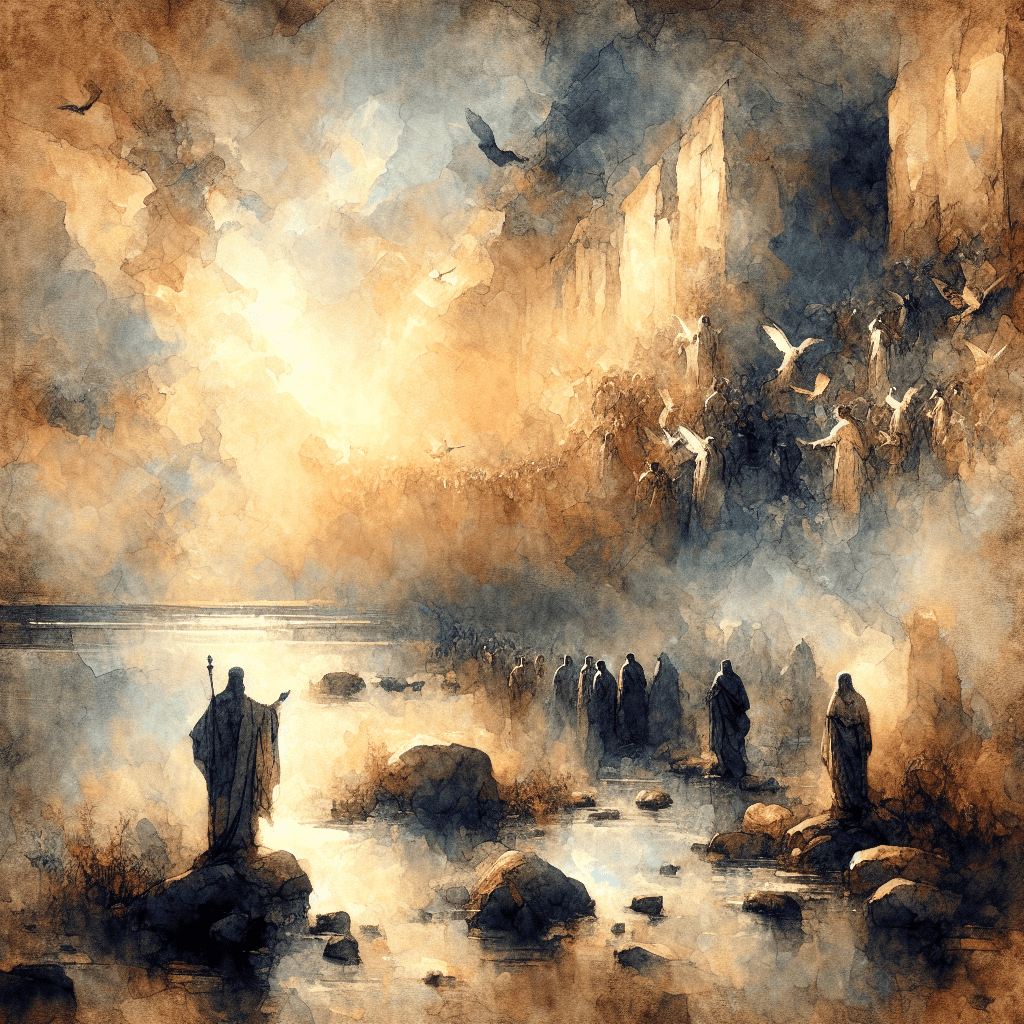 AI-generated illustration for "The Prayer of Moses: Psalm 90" — created by ChurchWiseAI using DALL-E