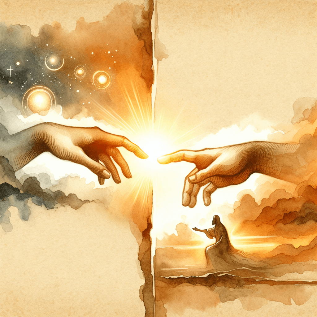 AI-generated illustration for "Spiritual Insight: Interfaith Dialogue - Story" — created by ChurchWiseAI using DALL-E
