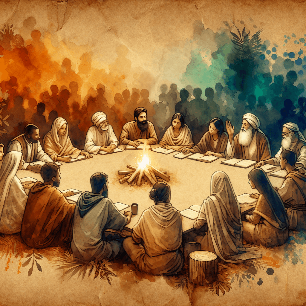 AI-generated illustration for "Faith and Diversity & Inclusion - Church Context" — created by ChurchWiseAI using DALL-E