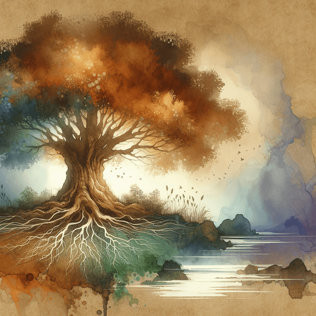 AI-generated illustration for "Quiet Time: Heaven - Story" — created by ChurchWiseAI using DALL-E