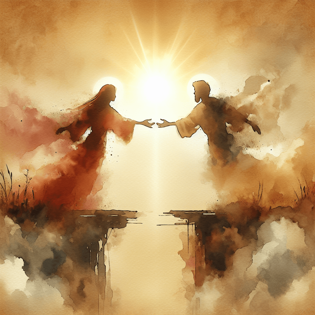 AI-generated illustration for "Quiet Time: Holiness - Story" — created by ChurchWiseAI using DALL-E