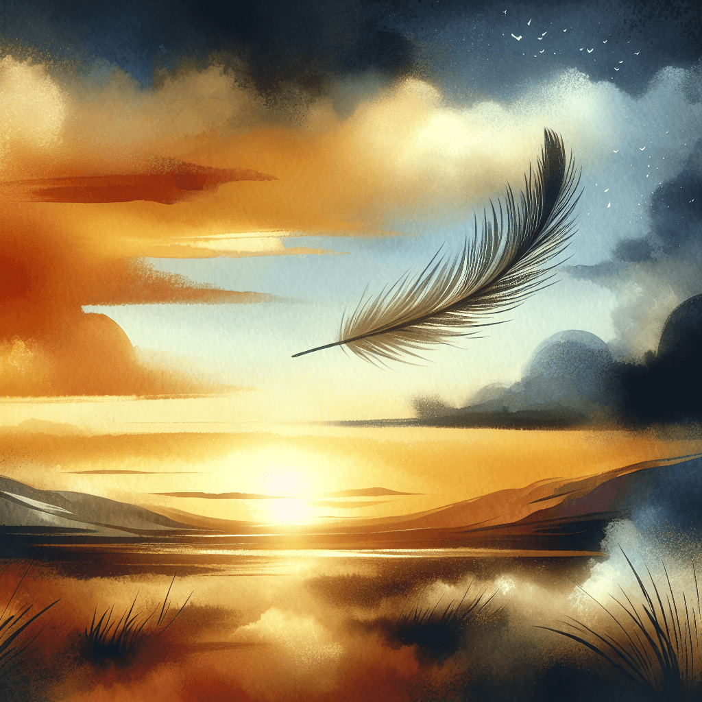 AI-generated illustration for "Forrest Gump: The Feather and Providence (Proverbs 16:9)" — created by ChurchWiseAI using DALL-E