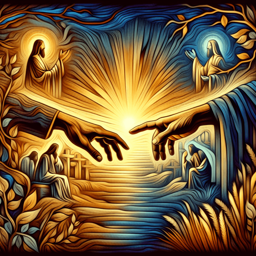 AI-generated illustration for "Evening Prayer: Clobbering the Clobber Texts - Prayer" — created by ChurchWiseAI using DALL-E