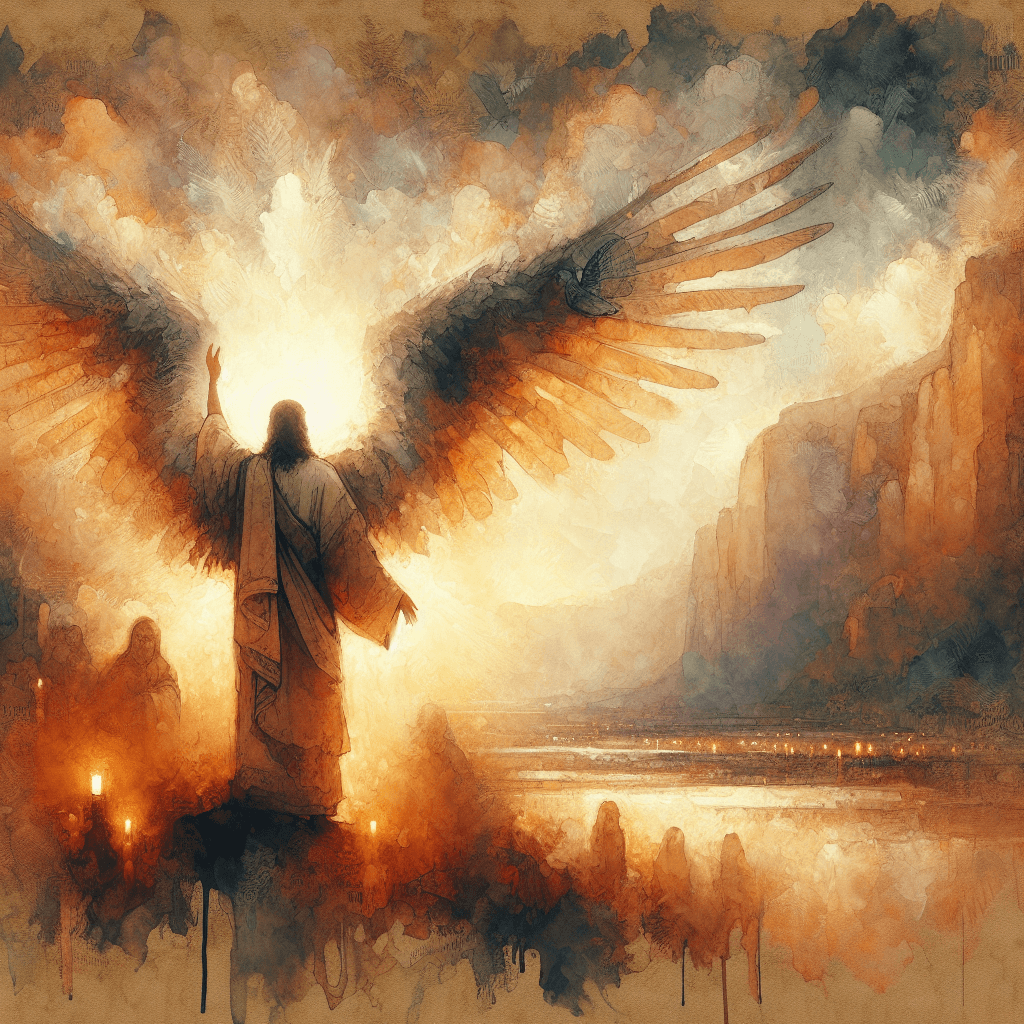 AI-generated illustration for "Under His Wings: Psalm 91" — created by ChurchWiseAI using DALL-E