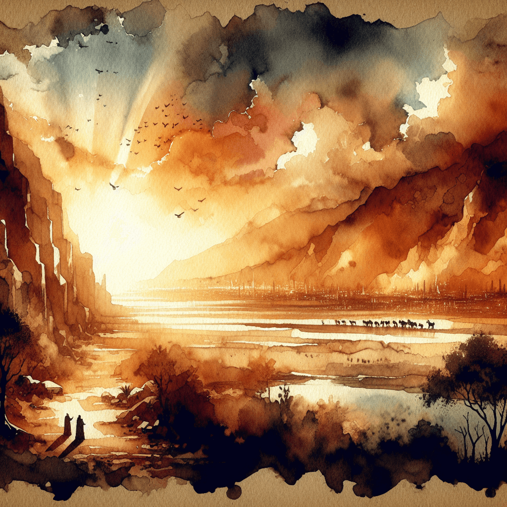 AI-generated illustration for "Fallen Is Babylon: Revelation 17-18 (selected)" — created by ChurchWiseAI using DALL-E