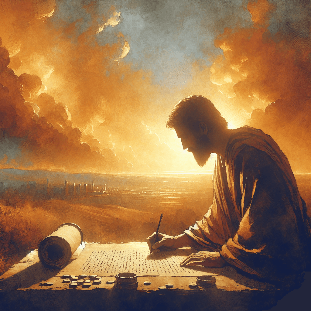 AI-generated illustration for "Mercy to the Worst: Paul's Testimony and Timothy's Charge" — created by ChurchWiseAI using DALL-E