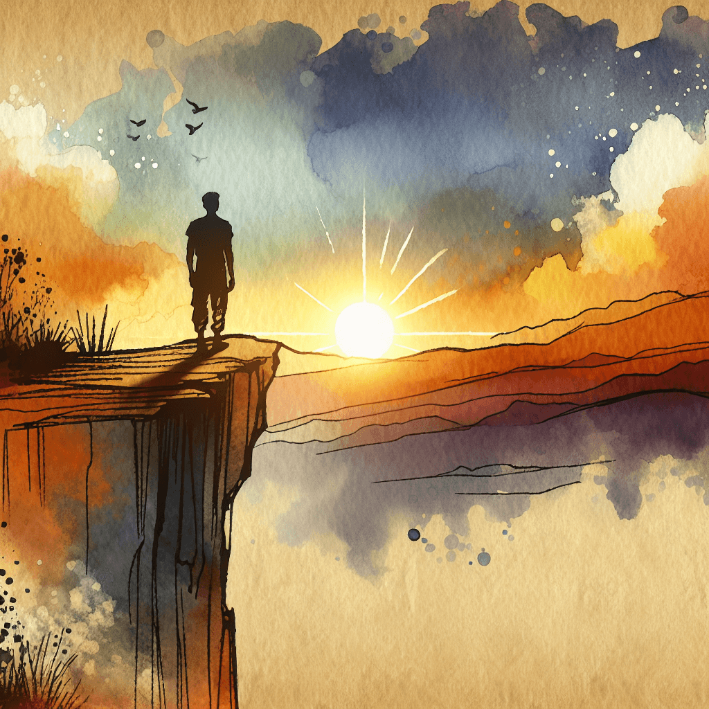 AI-generated illustration for "Devotional: Conversion - Prayer" — created by ChurchWiseAI using DALL-E