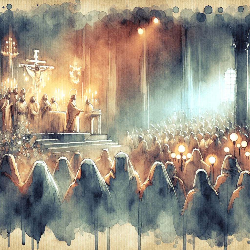 AI-generated illustration for "The Crowd Chose: Mark 15:1-15" — created by ChurchWiseAI using DALL-E