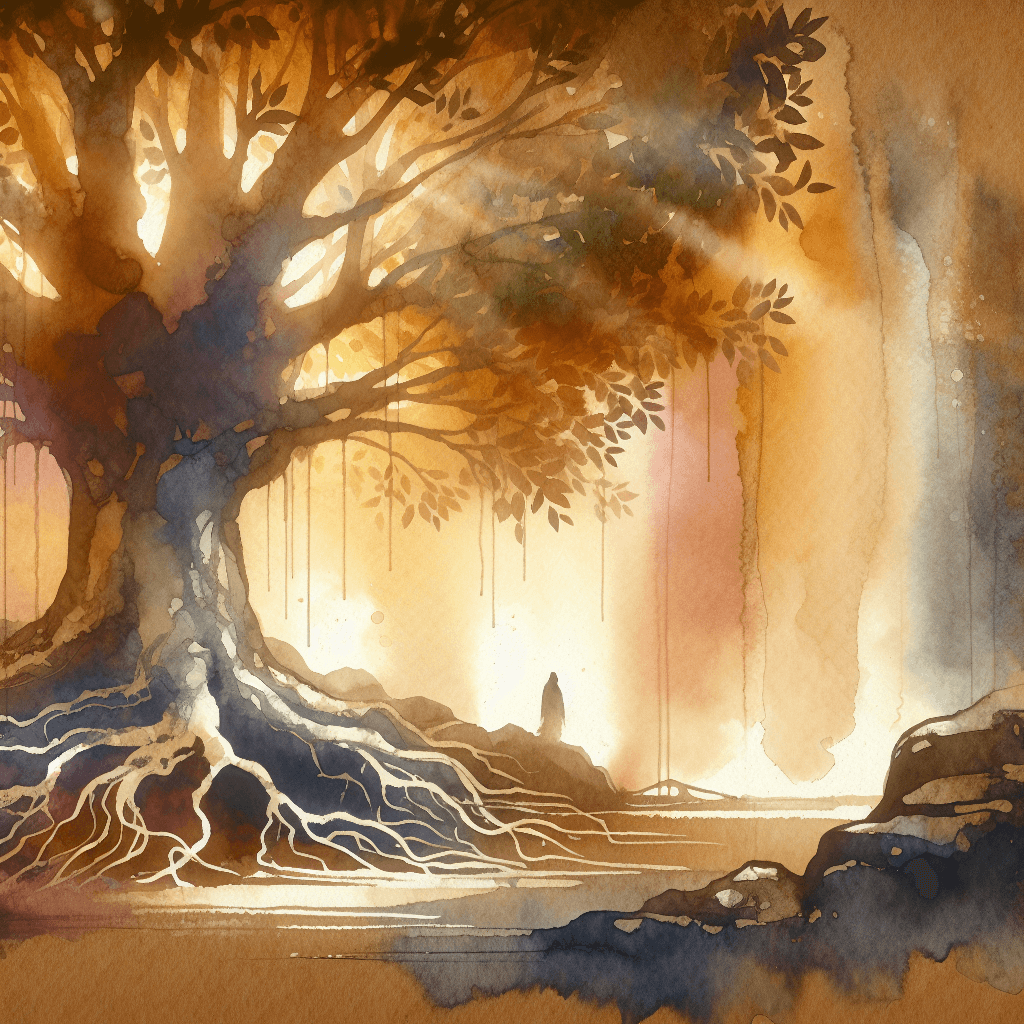 AI-generated illustration for "Morning Meditation: Digital Discipleship - Prayer" — created by ChurchWiseAI using DALL-E