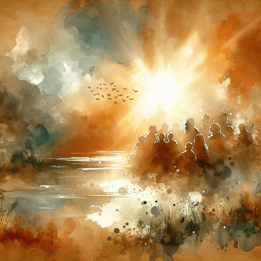 AI-generated illustration for "Show Don't Tell: Psalm 22" — created by ChurchWiseAI using DALL-E