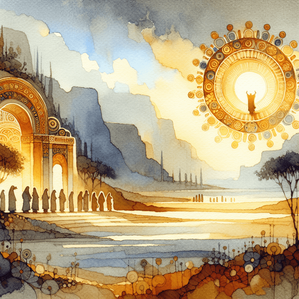 AI-generated illustration for "Show Don't Tell: Psalm 110" — created by ChurchWiseAI using DALL-E