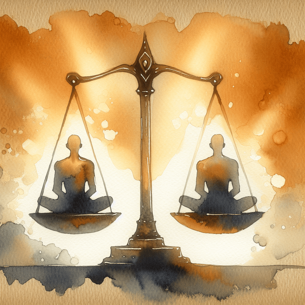 AI-generated illustration for "Deep Thoughts on Nonviolent Resistance - Teaching Material" — created by ChurchWiseAI using DALL-E