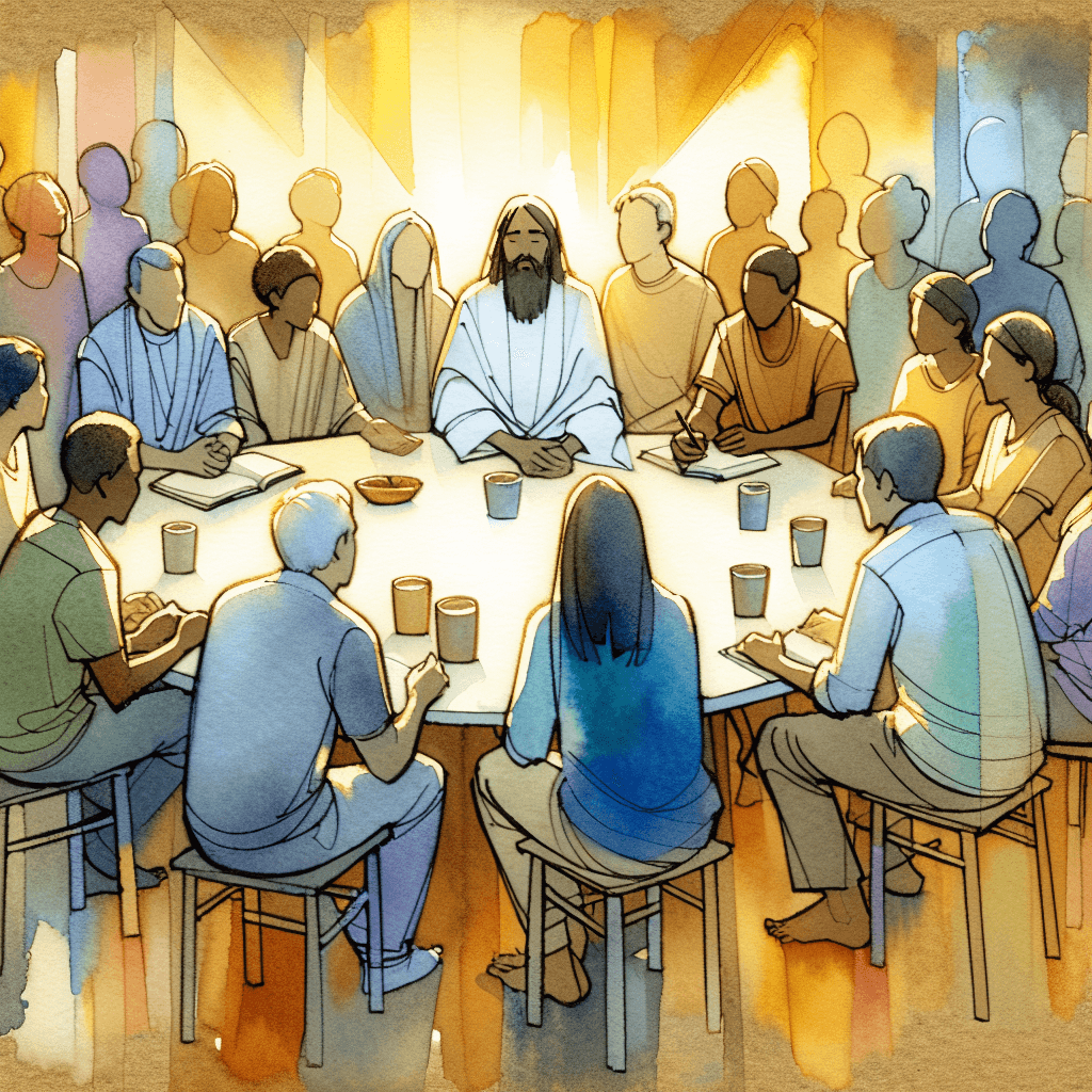 AI-generated illustration for "Theological Perspective: Social Justice & Christianity - Church Context" — created by ChurchWiseAI using DALL-E