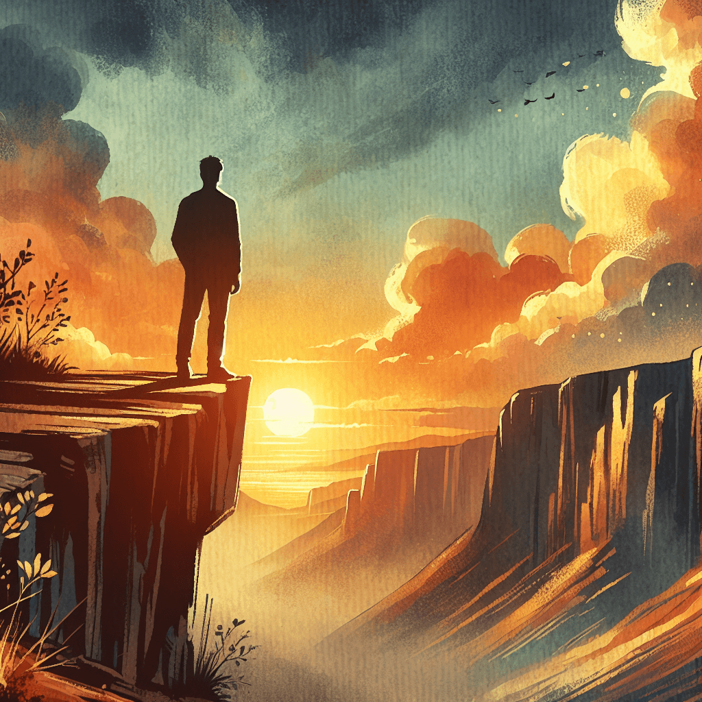 AI-generated illustration for "Evening Prayer: Youth Culture & Faith - Story" — created by ChurchWiseAI using DALL-E