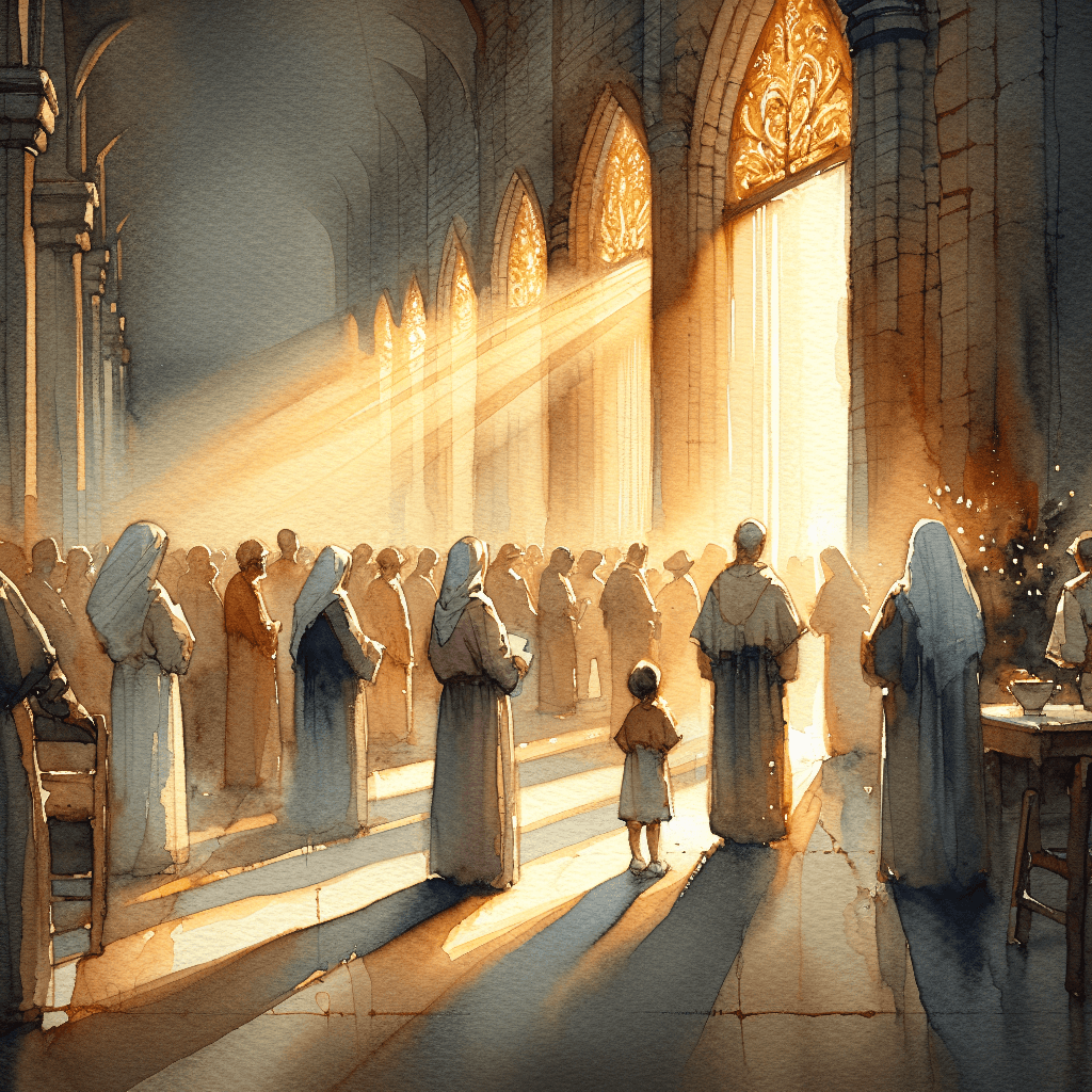 AI-generated illustration for "The Immigrant's Homecoming" — created by ChurchWiseAI using DALL-E