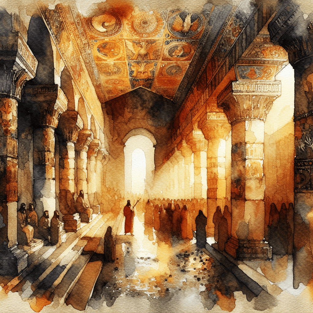 AI-generated illustration for "Biblical Profile: Assyria" — created by ChurchWiseAI using DALL-E