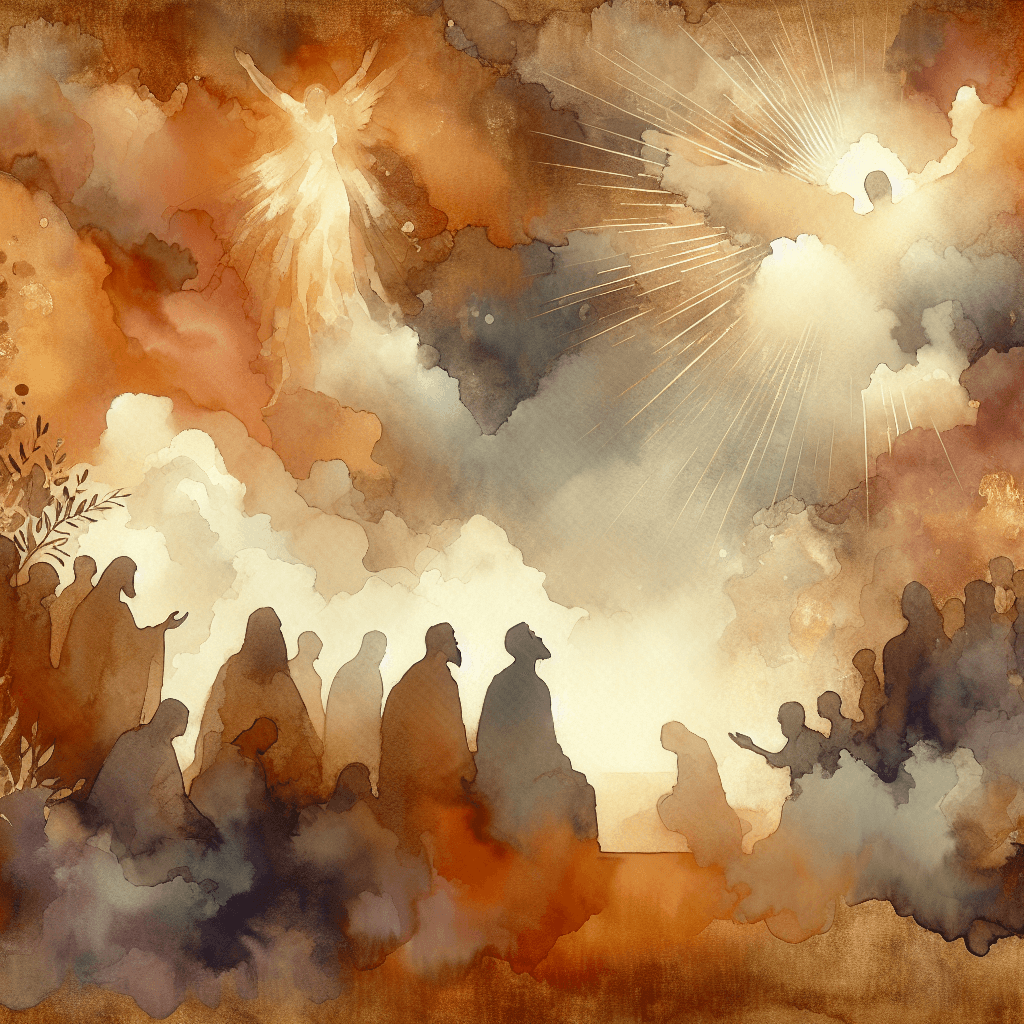 AI-generated illustration for "No Condemnation: Romans 8:1-17" — created by ChurchWiseAI using DALL-E