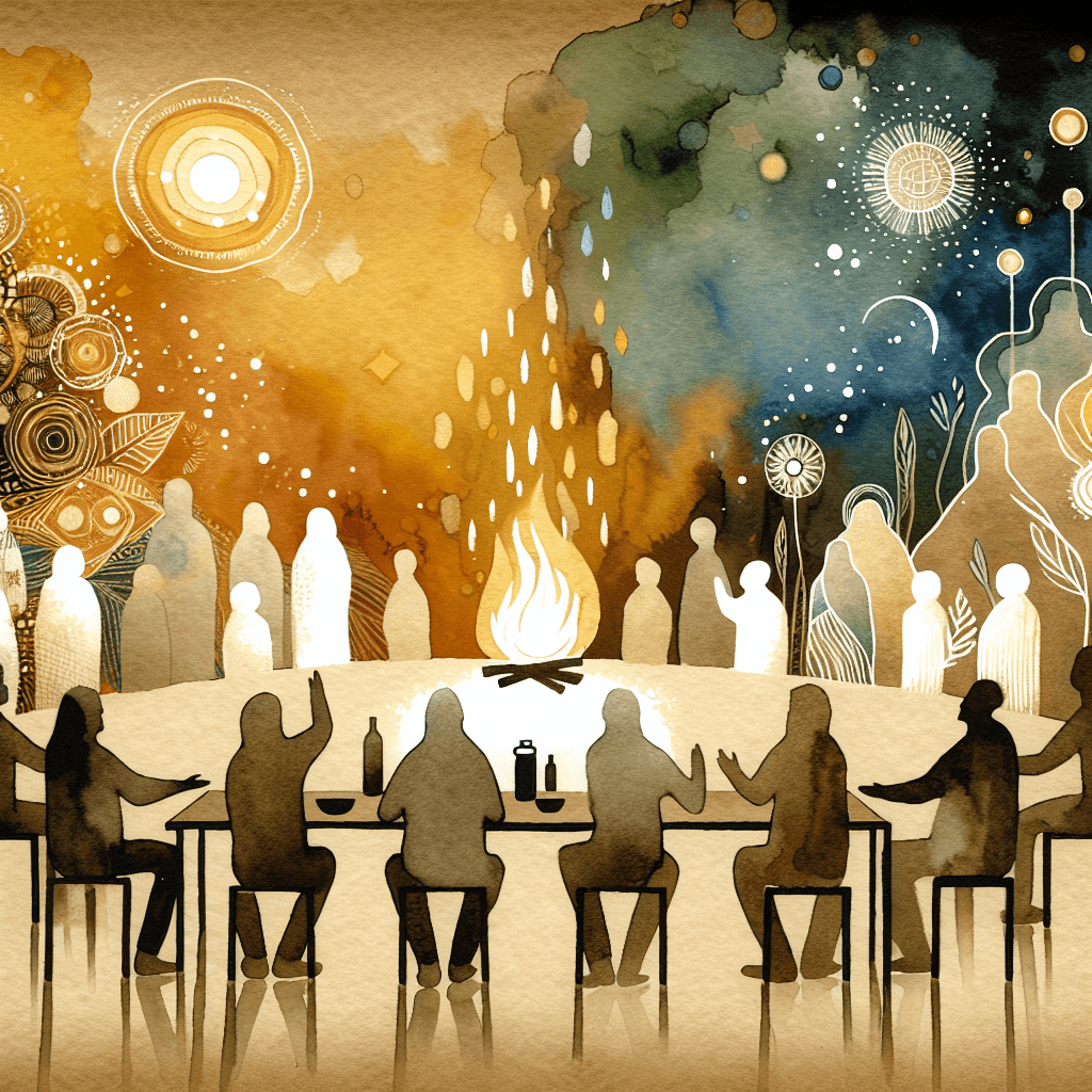 AI-generated illustration for "Daily Global Pandemic & Community - Story" — created by ChurchWiseAI using DALL-E