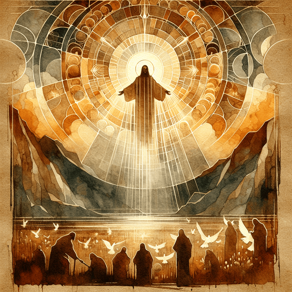 AI-generated illustration for "50/50: Seeing Mercy Through Mortality (Lamentations 3:22-23)" — created by ChurchWiseAI using DALL-E