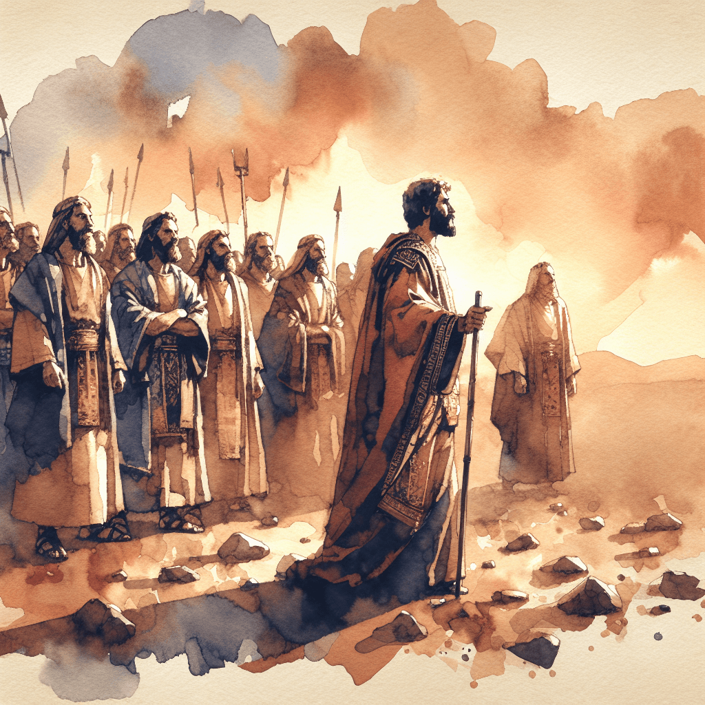 AI-generated illustration for "Biblical Profile: Nehemiah" — created by ChurchWiseAI using DALL-E