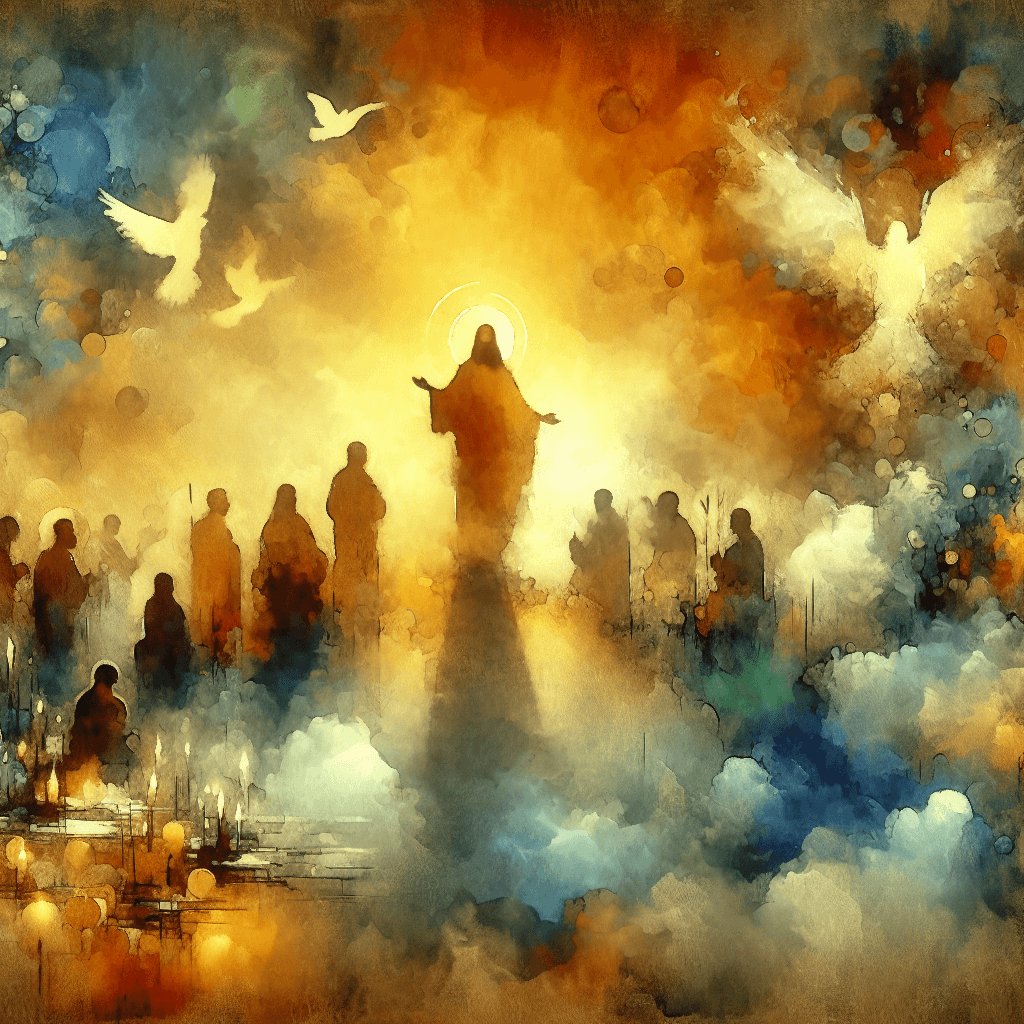 AI-generated illustration for "Theology of Digital Discipleship - Teaching Material" — created by ChurchWiseAI using DALL-E