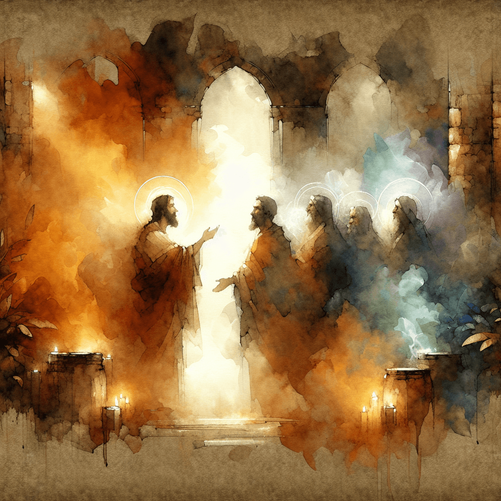 AI-generated illustration for "Face to Face: Galatians 2:11-21" — created by ChurchWiseAI using DALL-E