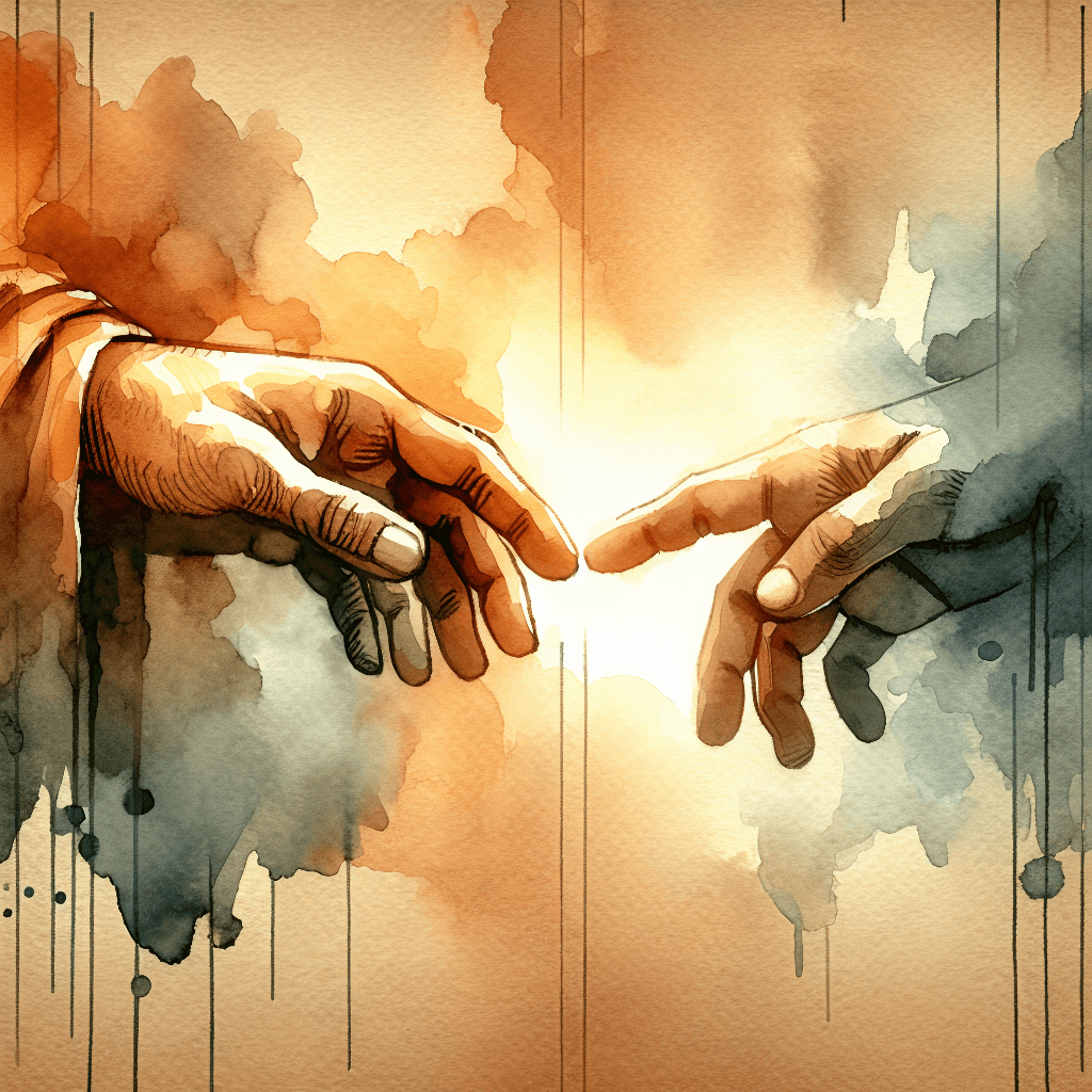 AI-generated illustration for "Quiet Time: Interfaith Dialogue - Story" — created by ChurchWiseAI using DALL-E