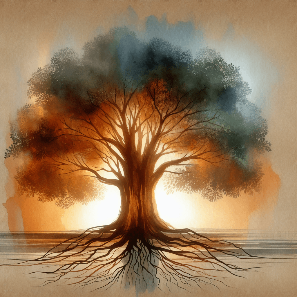 AI-generated illustration for "Evening Prayer: Digital Addiction & Freedom - Story" — created by ChurchWiseAI using DALL-E