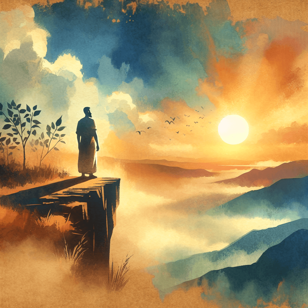 AI-generated illustration for "The Witness Challenge - Quote" — created by ChurchWiseAI using DALL-E