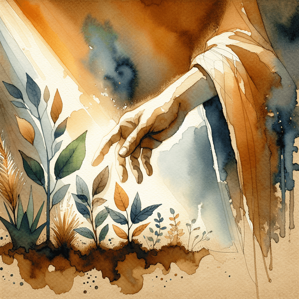 AI-generated illustration for "Quiet Time: Climate Change & Stewardship - Biblical Insight" — created by ChurchWiseAI using DALL-E