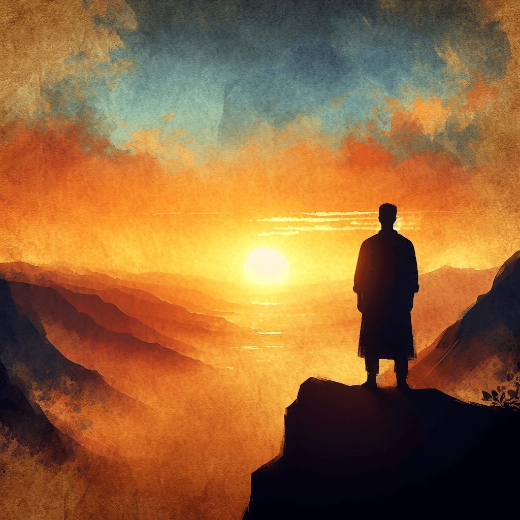 AI-generated illustration for "Morning Meditation: Social Media & Faith - Story" — created by ChurchWiseAI using DALL-E