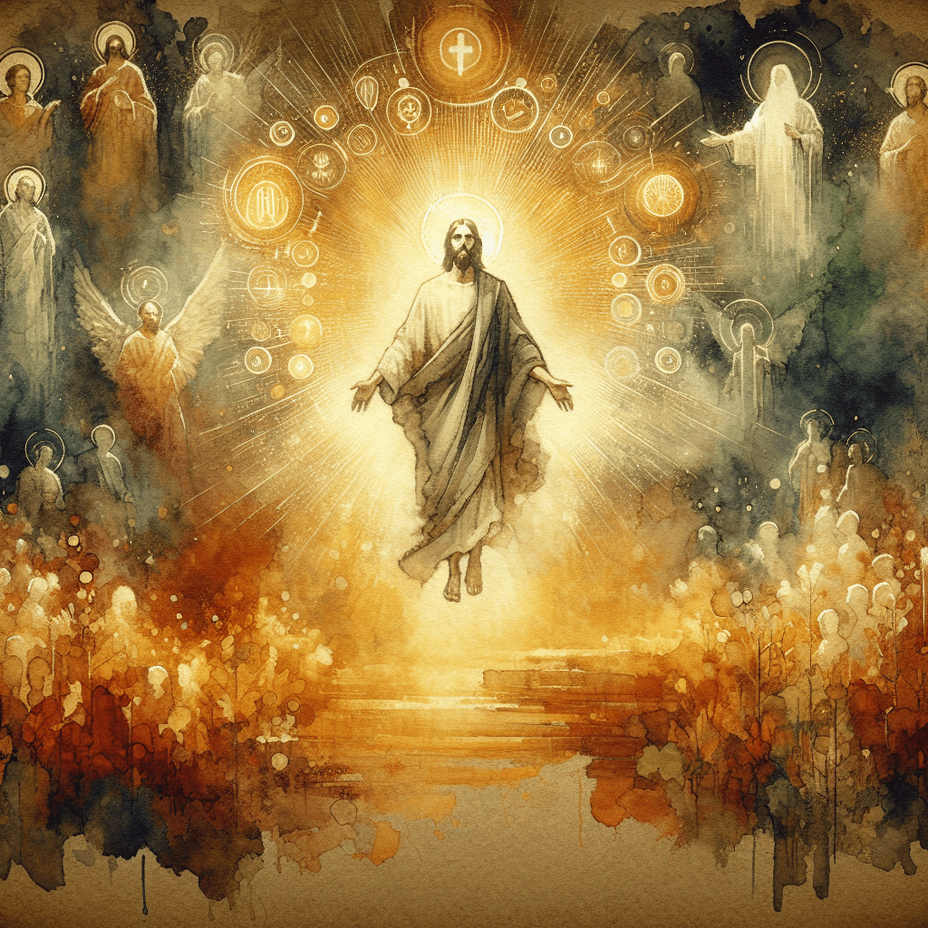 AI-generated illustration for "One Like a Son of Man: Revelation 1:9-20" — created by ChurchWiseAI using DALL-E