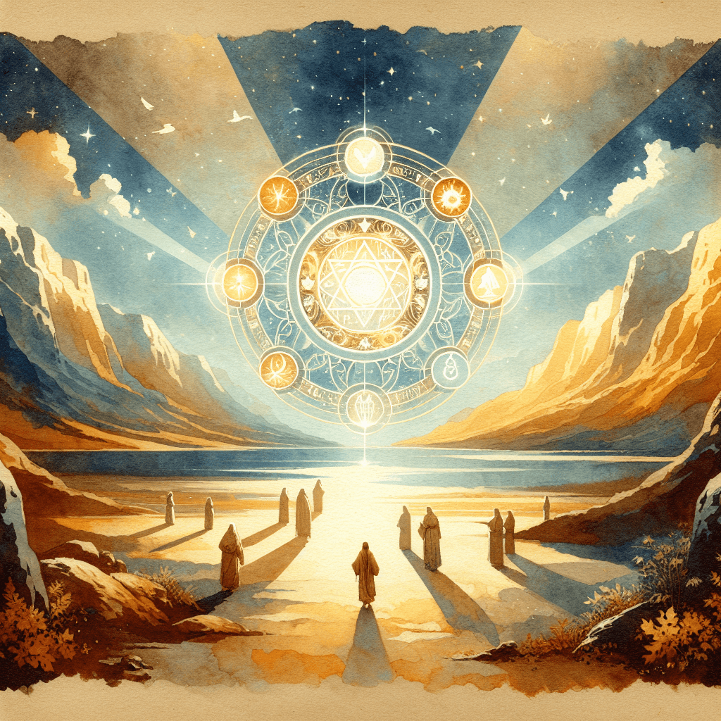 AI-generated illustration for "The Marriage of Truth and Love: A Meditation on 2 John" — created by ChurchWiseAI using DALL-E