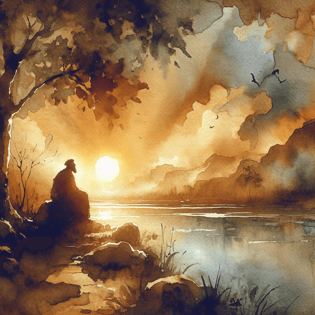 AI-generated illustration for "The Laughing God: Psalm 2" — created by ChurchWiseAI using DALL-E