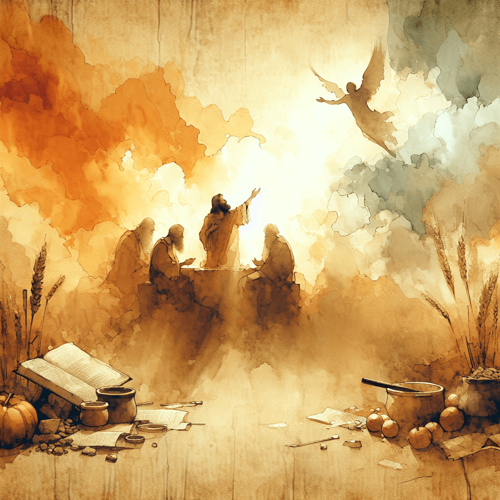 AI-generated illustration for "The Broken King: Psalm 51" — created by ChurchWiseAI using DALL-E