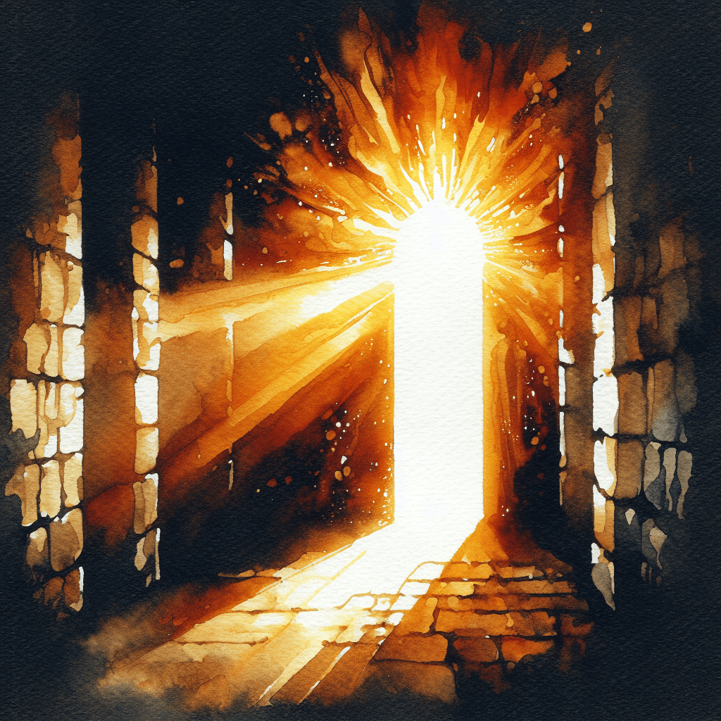 AI-generated illustration for "Finding Salvation in Everyday Moments - Contemporary Example" — created by ChurchWiseAI using DALL-E