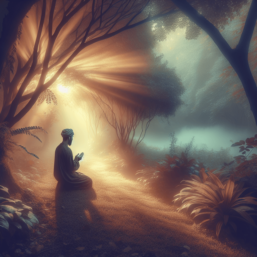 AI-generated illustration for "Lessons from Prayer - Story" — created by ChurchWiseAI using DALL-E